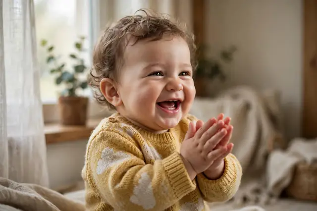 Heartwarming baby AI video still